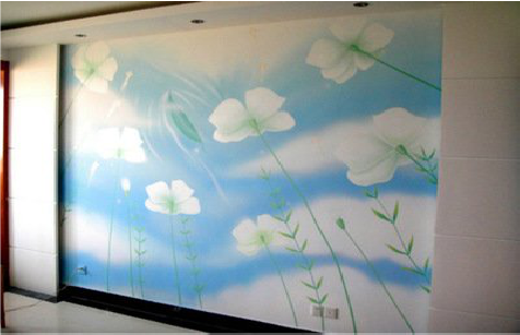 嘉兴画墙绘怎么画好白云的蓬松感？