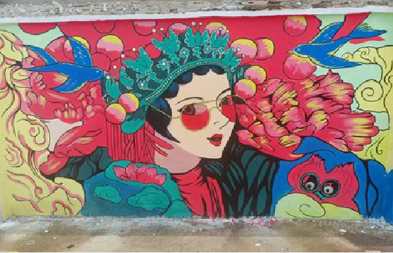 嘉兴墙体彩绘-网红墙