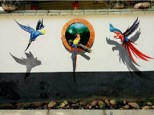 嘉兴视觉错位-3D墙绘设计