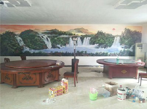 嘉兴墙绘-写实风景