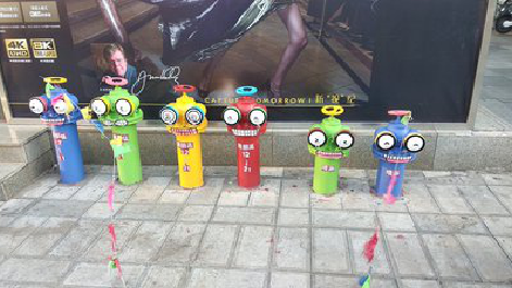 嘉兴商业区彩绘