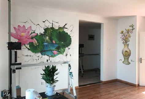 嘉兴墙体彩绘相比墙纸的优势。