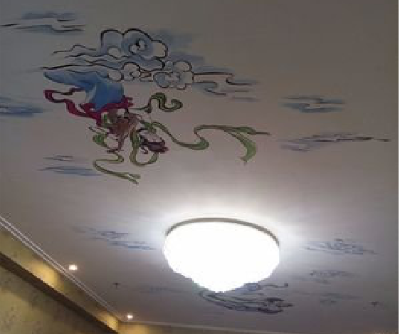 嘉兴如何快速绘制天花板上的手绘墙？